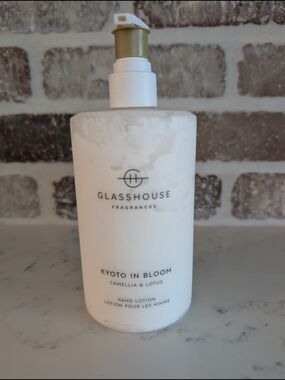 Glasshouse Fragrance - Kyoto in Bloom Hand Lotion- Camellia & Lotus -13.5 fl oz